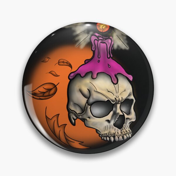 Item preview, Fall Autumn Season Skull designed and sold by BlackHoleSon999.