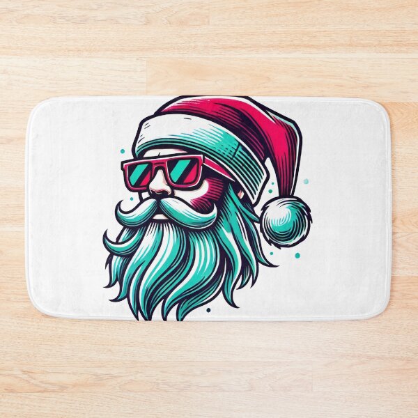 Item preview, Modern Santa in Red and Green Sunglasses designed and sold by AIARTIST1.