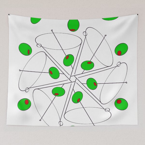 Item preview, DanceParty Martinis designed and sold by MidCenturyMama.