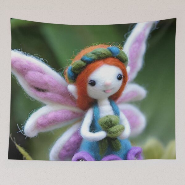 Item preview, Whimsical Felt Fairy Doll designed and sold by masabo.