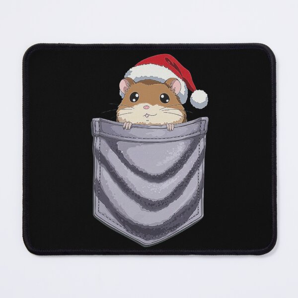 Item preview, Christmas Hamster in Pocket - Adorable Holiday Hamster Art designed and sold by love3617.
