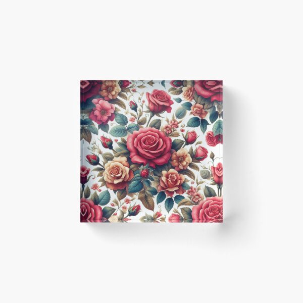 Item preview, Cluster of beautiful red roses designed and sold by nicnacc.