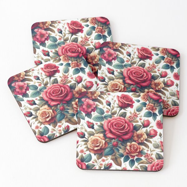 Item preview, Cluster of beautiful red roses designed and sold by nicnacc.