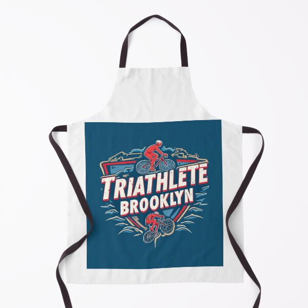 Artikelvorschau, Dynamischer Triathlet Brooklyn – Schwimmen, Radfahren, Laufen entworfen und verkauft von Triathlongram.