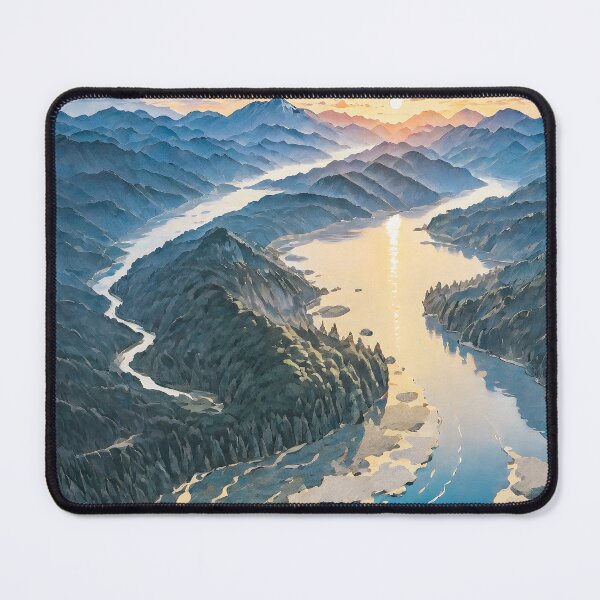 Item preview, Visiting Kaino - A Contemporary Ukiyo-e Nature Landscape designed and sold by Kijiermono.