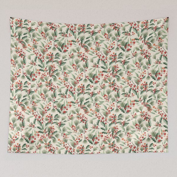 Item preview, Merry Holidays Pattern Bright designed and sold by DesigndN.