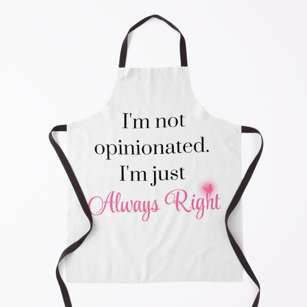 Item preview, I'm not opinionated I'm just always right quote typography designed and sold by Loveartse.