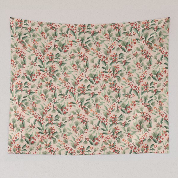 Item preview, Merry Holidays Pattern Pastel designed and sold by DesigndN.