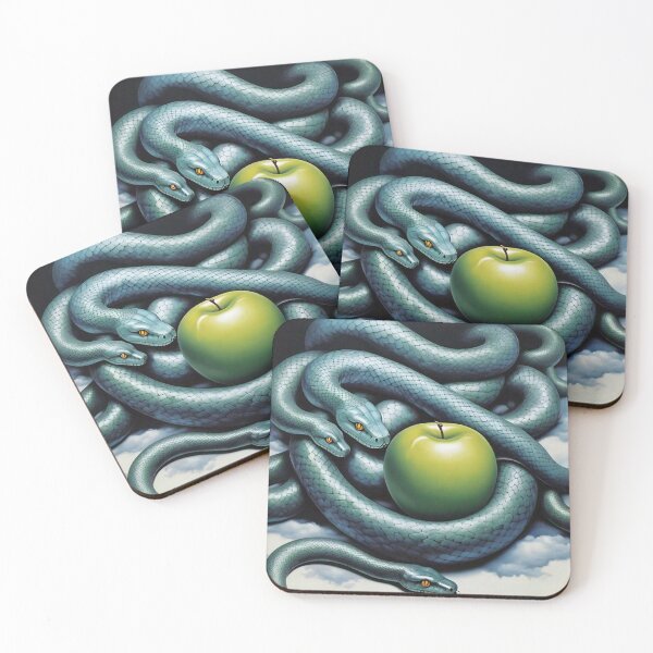 Item preview, Magritte-Inspired Forbidden Fruit Painting designed and sold by vwcallais.