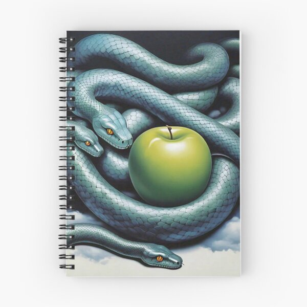 Item preview, Magritte-Inspired Forbidden Fruit Painting designed and sold by vwcallais.