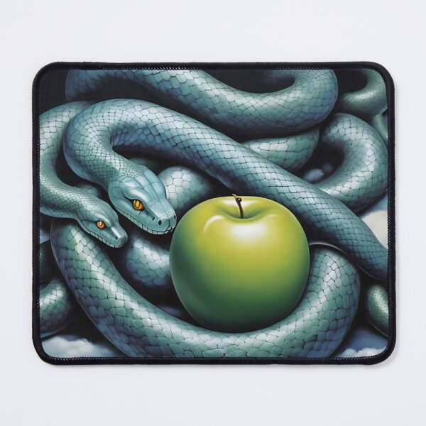 Item preview, Magritte-Inspired Forbidden Fruit Painting designed and sold by vwcallais.