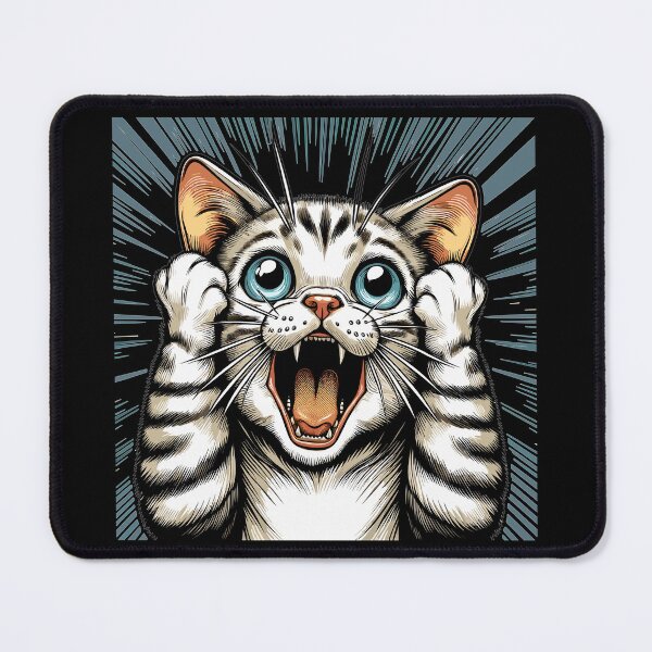 Item preview, Shocked Cat Cat Gift designed and sold by Pineapple-Tree.