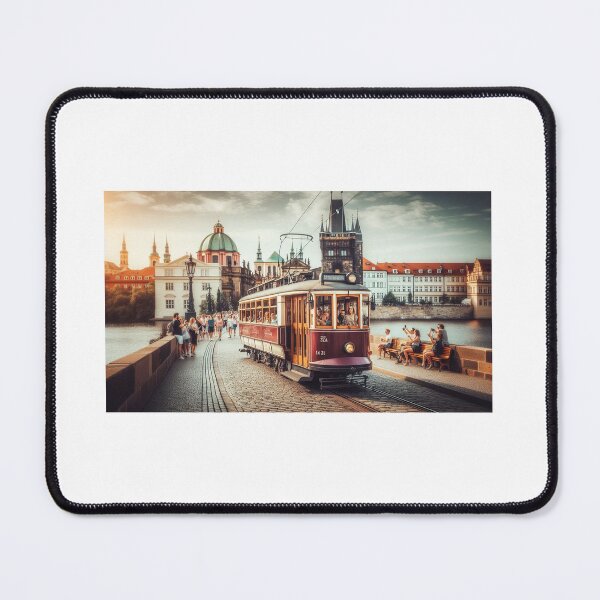 Item preview, Tram in Prague  designed and sold by Hannahb1101.