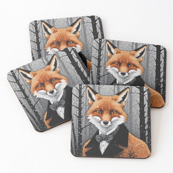 Item preview, Elegant Fox in Dark Forest designed and sold by Slick-Waffles.