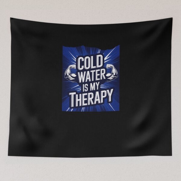 Item preview, Cold Water Is My Therapy Funny Gifts for Pepole Who Like Ice Bathing designed and sold by byMartha.