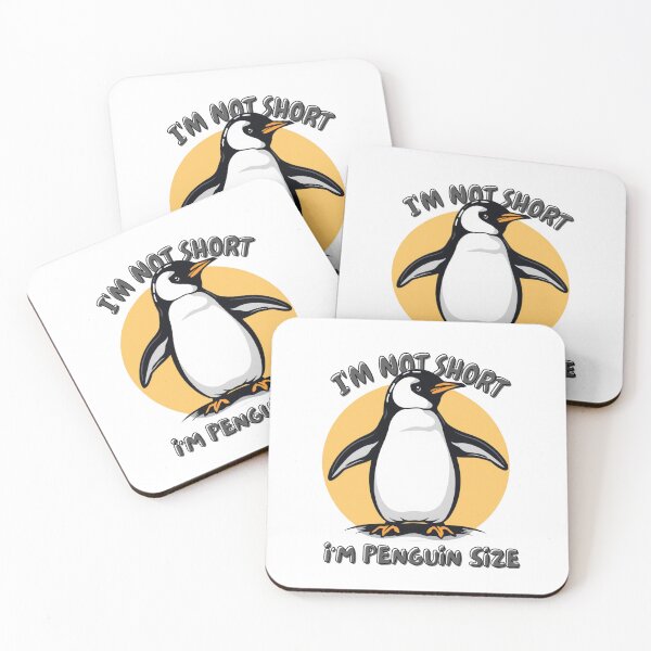 Item preview, I'm Not Short I'm Penguin Size cute and happy short people Classic T-Shirt designed and sold by puurfectcat.