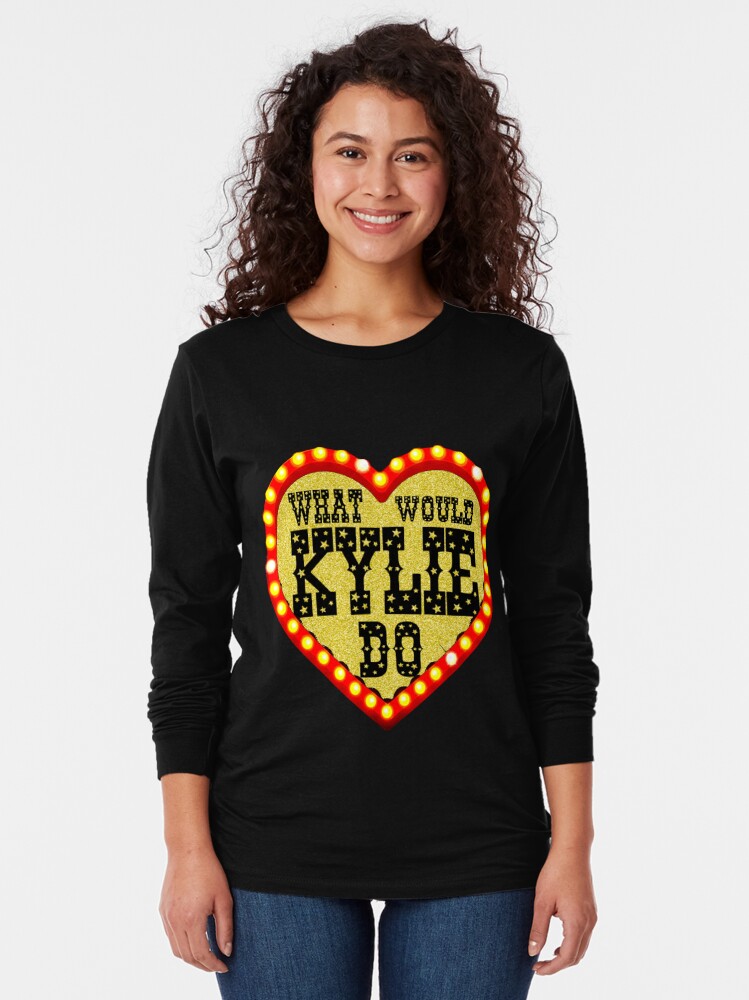 Discover Kylie Minogue - What Would Kylie Do? Glitter Edition Long Sleeve T-Shirt