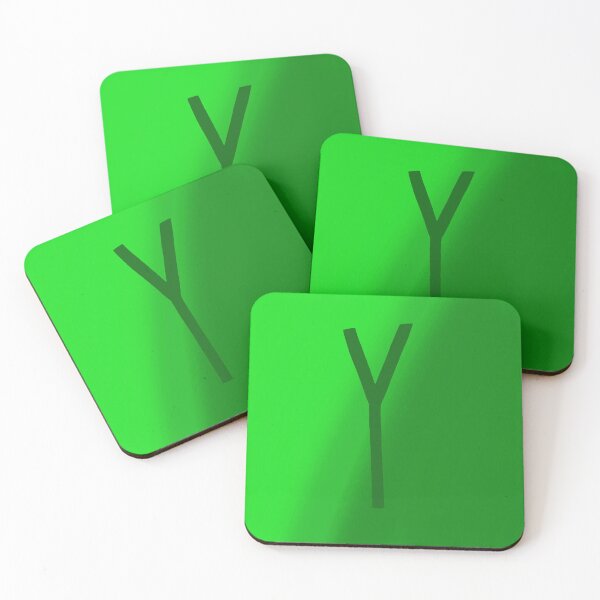 Item preview, Green Y with Gradient Background designed and sold by MusicQueen17.