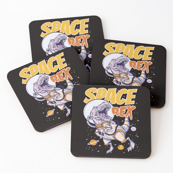 Item preview, Space Dinosaur Astronaut Rex Art designed and sold by DrawHandArt.