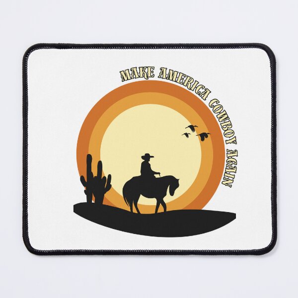 Item preview, Vintage Make America Cowboy Again Rodeo Western Country Gift Essential T-Shirt designed and sold by puurfectcat.