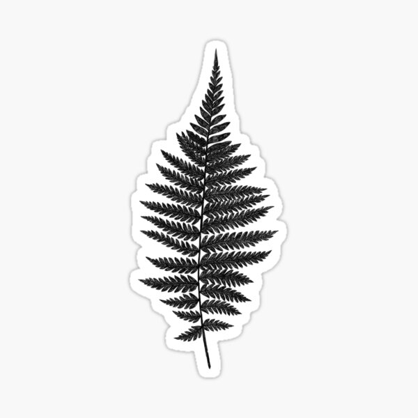 Item preview, Black Ink Watercolor Fern for Plants Lovers. Minimalistic Modern Illustration designed and sold by helga-wigandt.