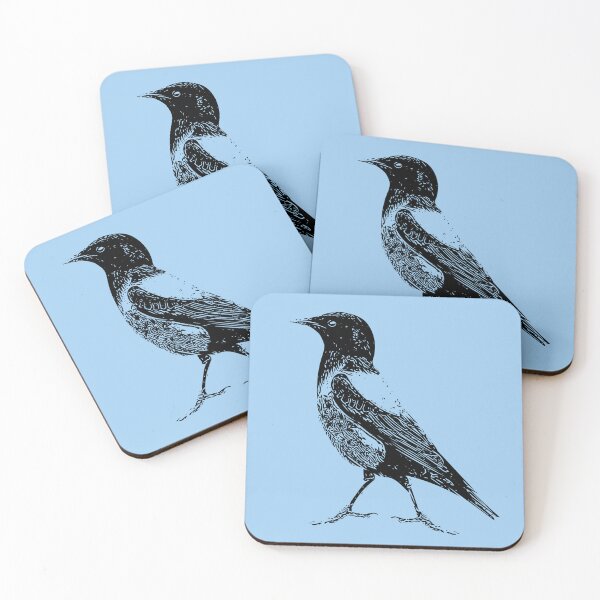 Item preview, Rosy Starling Black Design  designed and sold by designsasstultd.