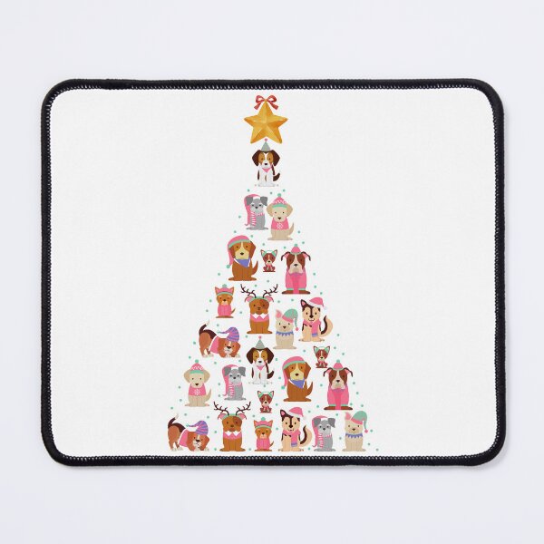 Item preview, Dogs Christmas Tree designed and sold by CherryPickedArt.