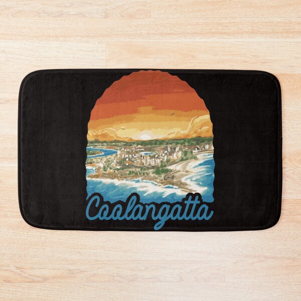 Item preview, Coolangatta Sunset Beach View Illustration  designed and sold by DrawHandArt.