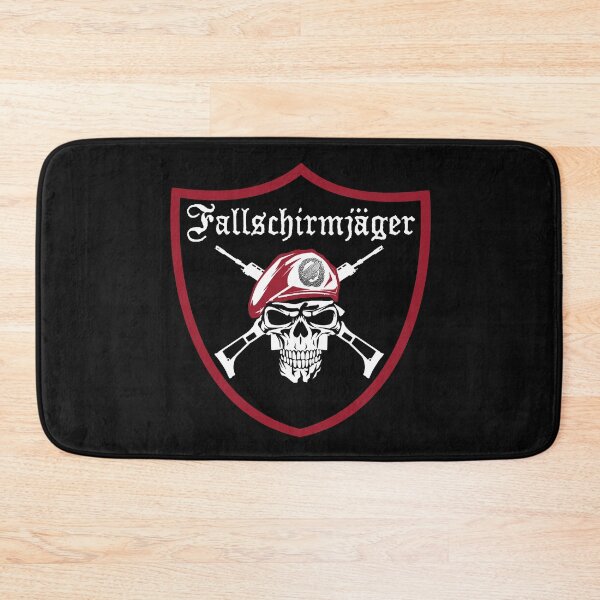Item preview, German Paratrooper; Skull Head; Football Patch Style; designed and sold by StickerApe.