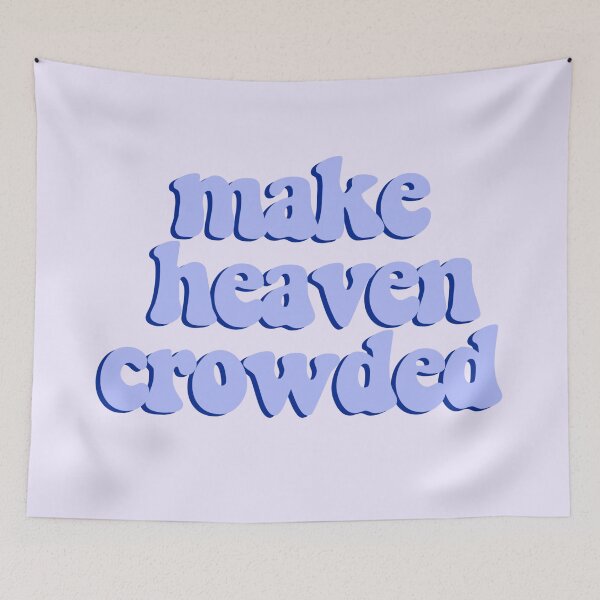 Item preview,  make heaven crowded - purple  designed and sold by maries-shopz.