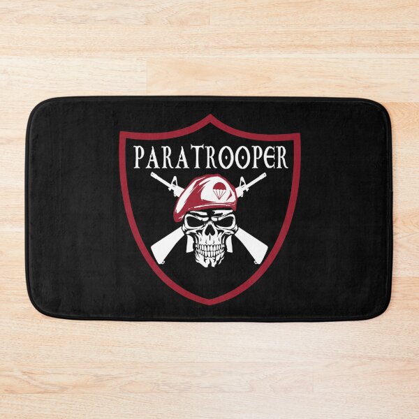 Item preview, Paratrooper; Skull Head; Football Patch Style; designed and sold by StickerApe.