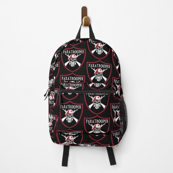 Item preview, Paratrooper; Skull Head; Football Patch Style; designed and sold by StickerApe.