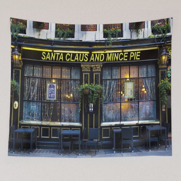 Item preview, Santa Claus And Mince Pie Pub designed and sold by Londonimages.