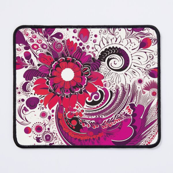 Item preview, Pattern No 2. Floral and Feather designed and sold by Shoot-The-Moon.