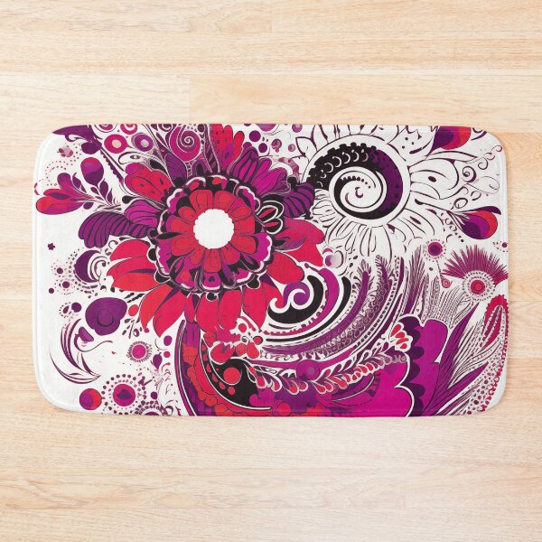 Item preview, Pattern No 2. Floral and Feather designed and sold by Shoot-The-Moon.