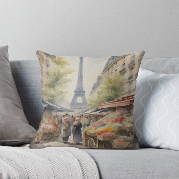 Item preview, Mercado de flores de París designed and sold by MarkLines.