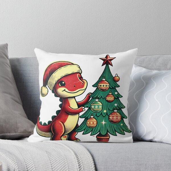 Item preview, Festive Dinosaur and Christmas Tree designed and sold by lubushop1.
