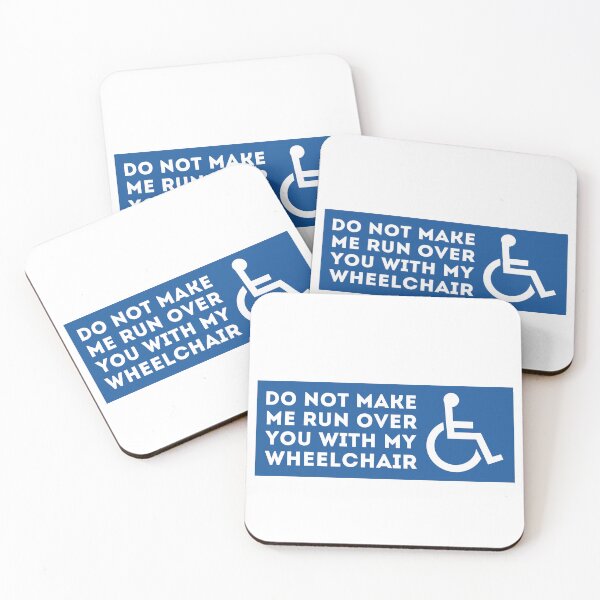 Item preview, Don't Make Me Run Over You With My Wheelchair Handicap Classic T-Shirt designed and sold by puurfectcat.