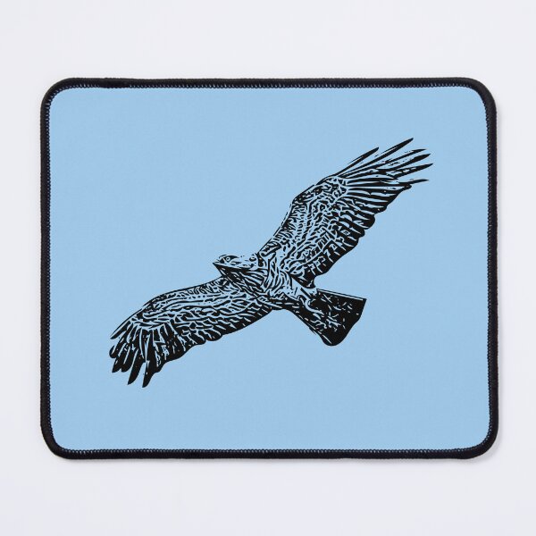 Item preview, Short-toed Snake-Eagle Flying Black Design designed and sold by designsasstultd.