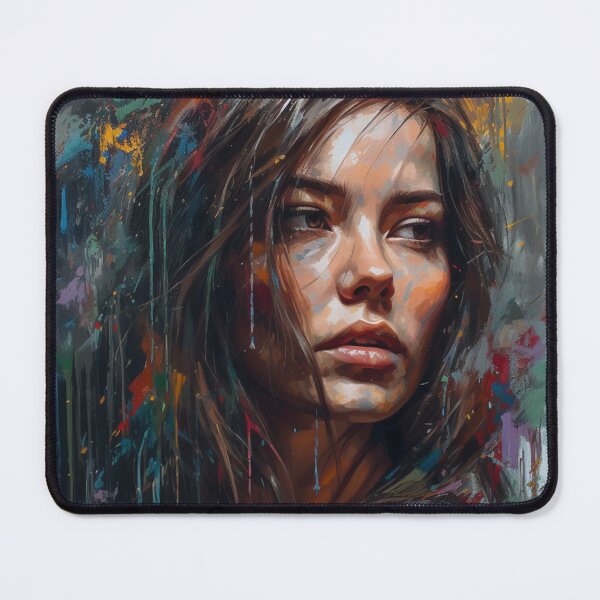 Item preview, Face portrait of a woman designed and sold by MadSharkWear.