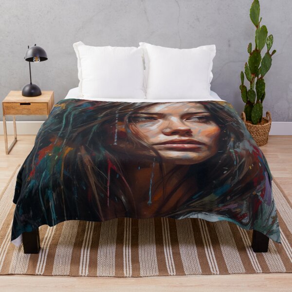 Item preview, Face portrait of a woman designed and sold by MadSharkWear.