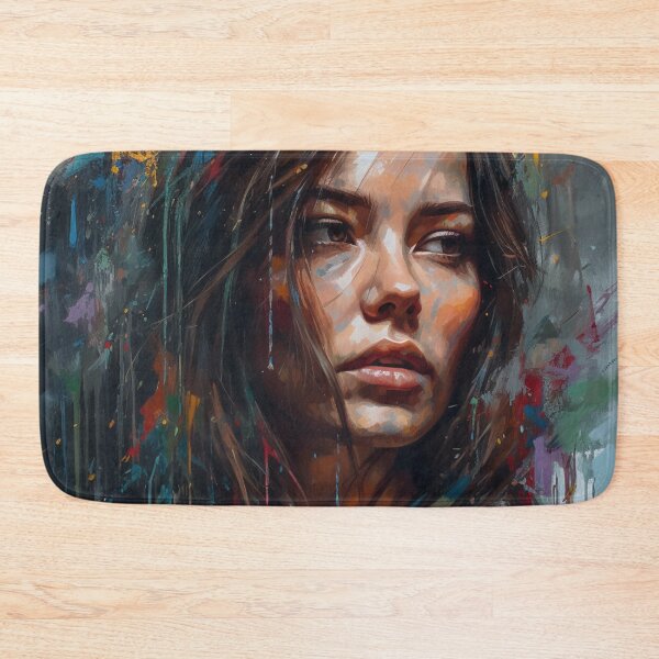 Item preview, Face portrait of a woman designed and sold by MadSharkWear.