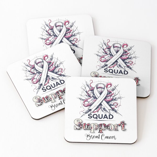 Item preview, Breast Cancer Warrior Support Squad Breast Cancer Awareness  designed and sold by Creat-Des.