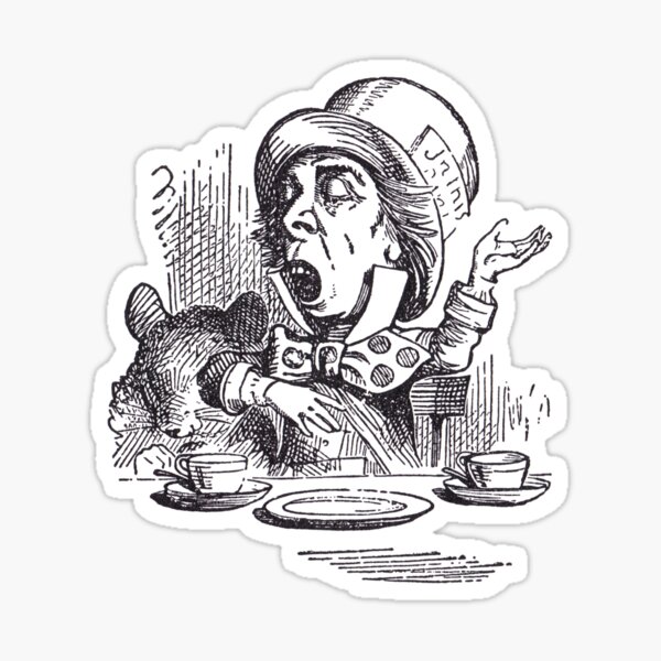 The Mad Hatter Sticker