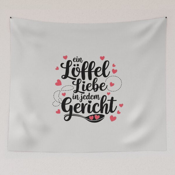 Item preview, A Spoonful of Love in Every Dish - Kitchen Quote Art designed and sold by love3617.