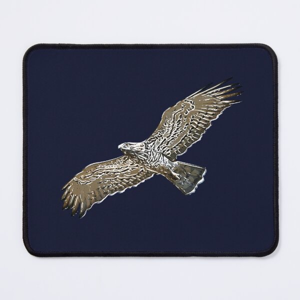 Item preview, Short-toed Snake-Eagle Flying White Alternate Design designed and sold by designsasstultd.