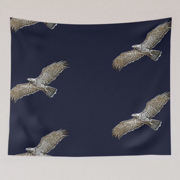 Item preview, Short-toed Snake-Eagle Flying White Alternate Design  designed and sold by designsasstultd.