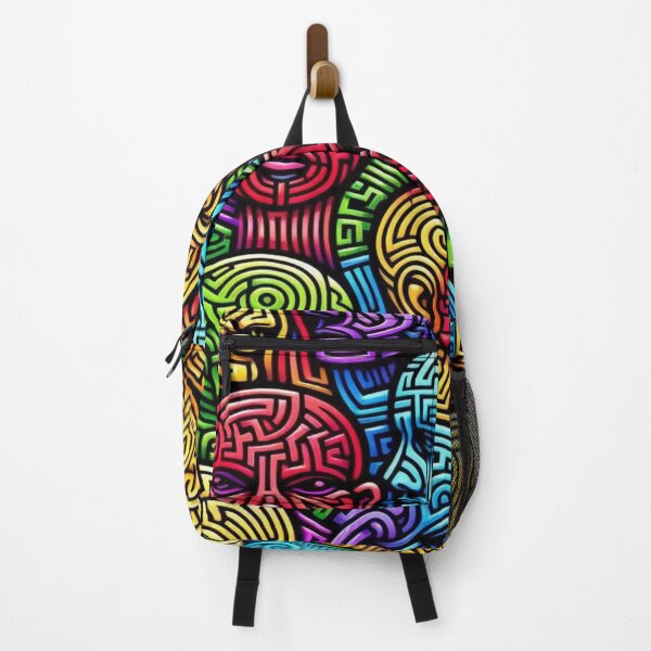 Item preview, Randomized Colorful Doodle Faces with Maze and Graffiti Style designed and sold by Imaginarium of Chaos falcon88 .