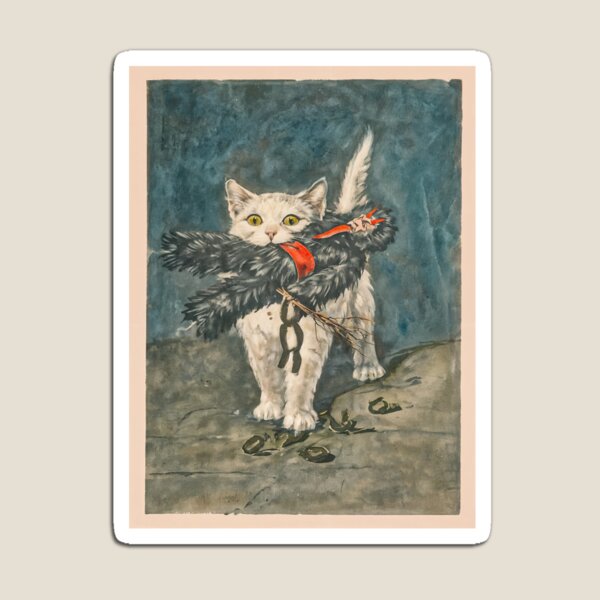Item preview, Gatito antiguo con Krampus designed and sold by TeeARTHY.