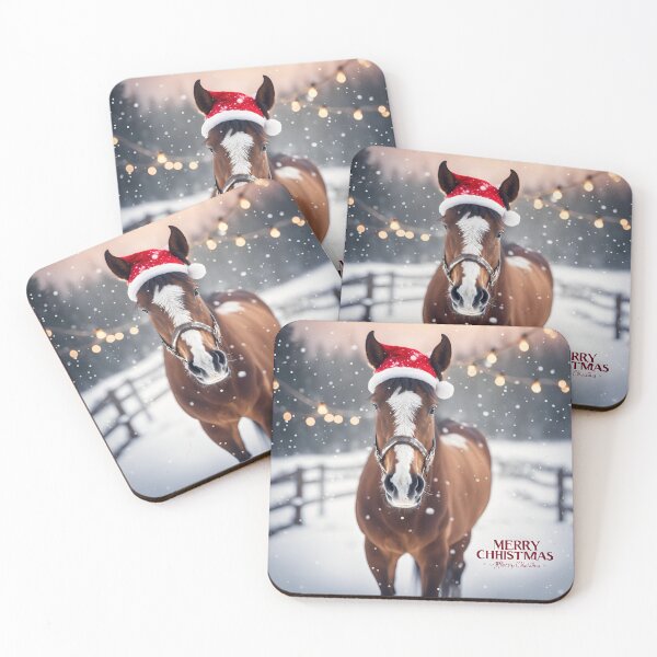 Item preview, Elegant Horse Enchanted by the Magic of Christmas designed and sold by IFLYBaby.